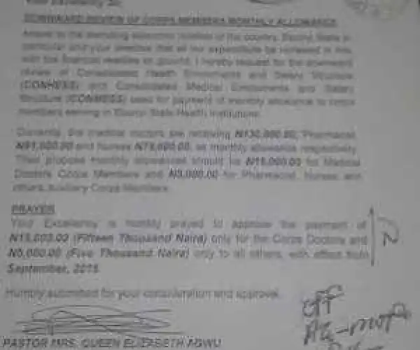 Ebonyi State Slashes Monthly Allowance Of Corper Doctors From N130k To N15k
